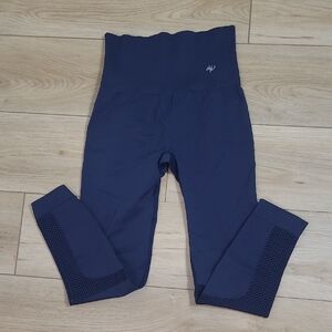 Leonisa High Waisted  Navy Womens Leggings Size M